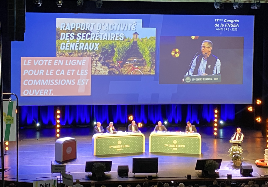 Congrès d’Angers : une nouvelle équipe pour la FNSEA