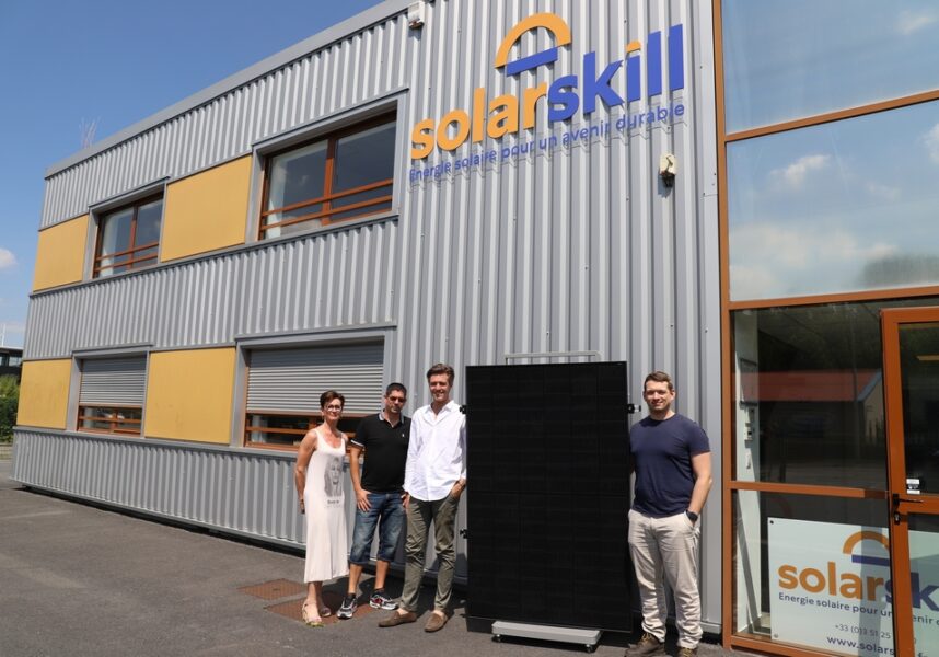 Saint-Brice-Courcelles : Solarskill apporte une énergie solaire et durable