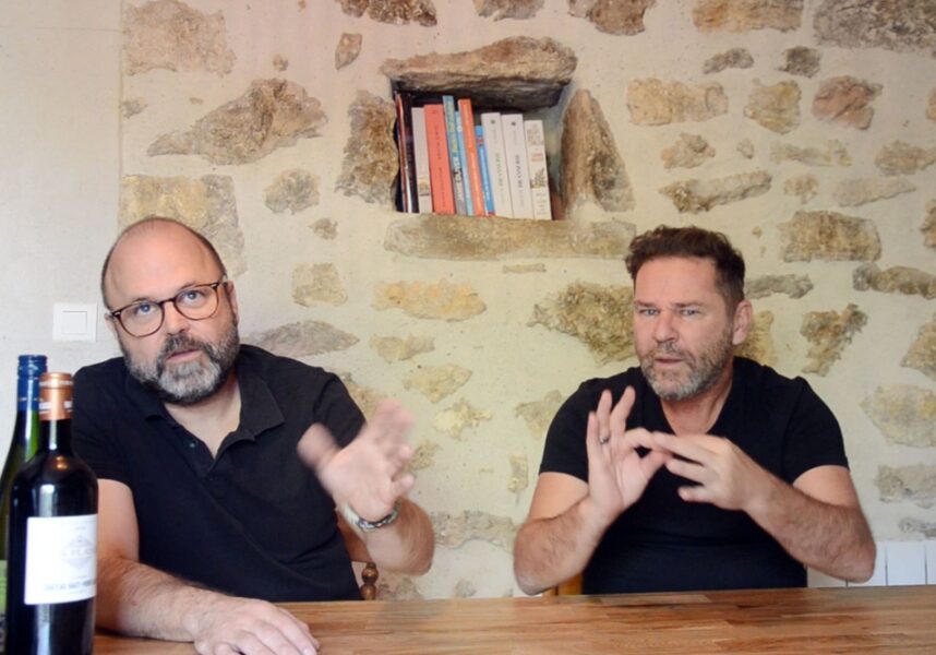 Parler vin avec les mains sur le territoire de Cramant