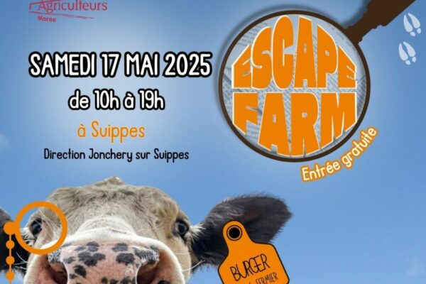 Suippes : Escape Farm, une journée dans la peau d’un éleveur laitier le samedi 17 mai