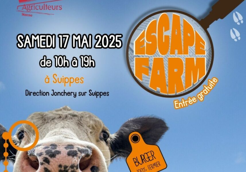 Suippes : Escape Farm, une journée dans la peau d’un éleveur laitier le samedi 17 mai