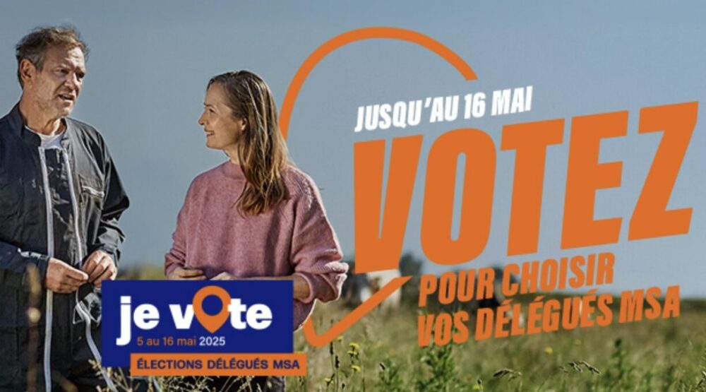 Reims La Marne Agricole MSA : FNSEA et JA à la conquête de nouveaux droits La FNSEA et Jeunes agriculteurs (JA) ont appelé le 6 mai lors d’une visioconférence à se mobiliser pour les élections des délégués de la Mutualité sociale agricole (MSA) qui se termineront le 16 mai. Avec l’objectif de conquérir d’autres avantages sociaux pour les agricultrices et les agriculteurs.
