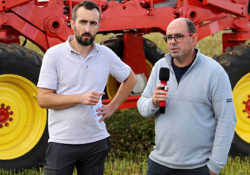 Broussy-le-Petit : moisson décomposée pour la récolte du sarrasin