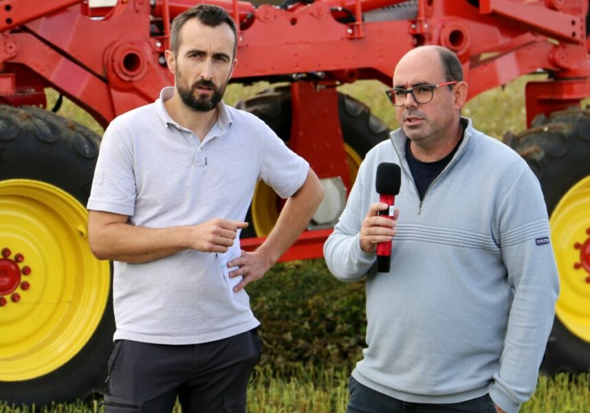 Broussy-le-Petit : moisson décomposée pour la récolte du sarrasin