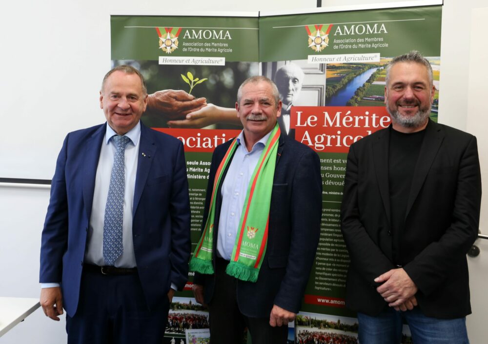 Reims La Marne Agricole Châlons : les médaillés du Mérite agricole en ordre de bataille Opération reconquête pour la nouvelle association des membres de l’ordre du Mérite agricole section Marne (AMOMA) présidée par Jacques Rouchaussé.
