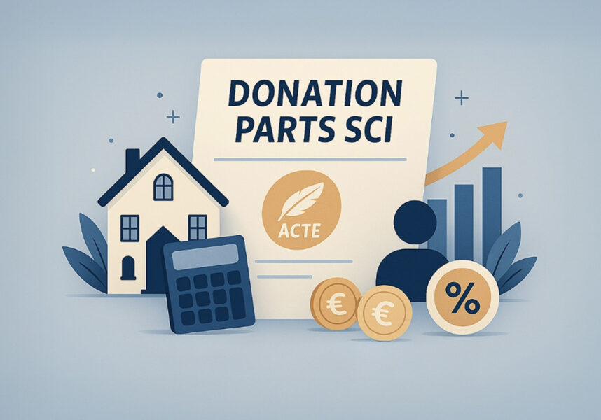 Donation et démembrement de parts dans une SCI